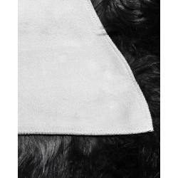 Sztuczna skóra owcza czarna MUNGO
