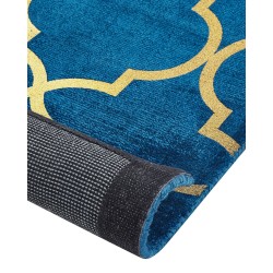 Dywan z wiskozy 140 x 200 cm niebieski YELKI