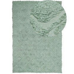 Dywan bawełniany 160 x 230 cm zielony HATAY