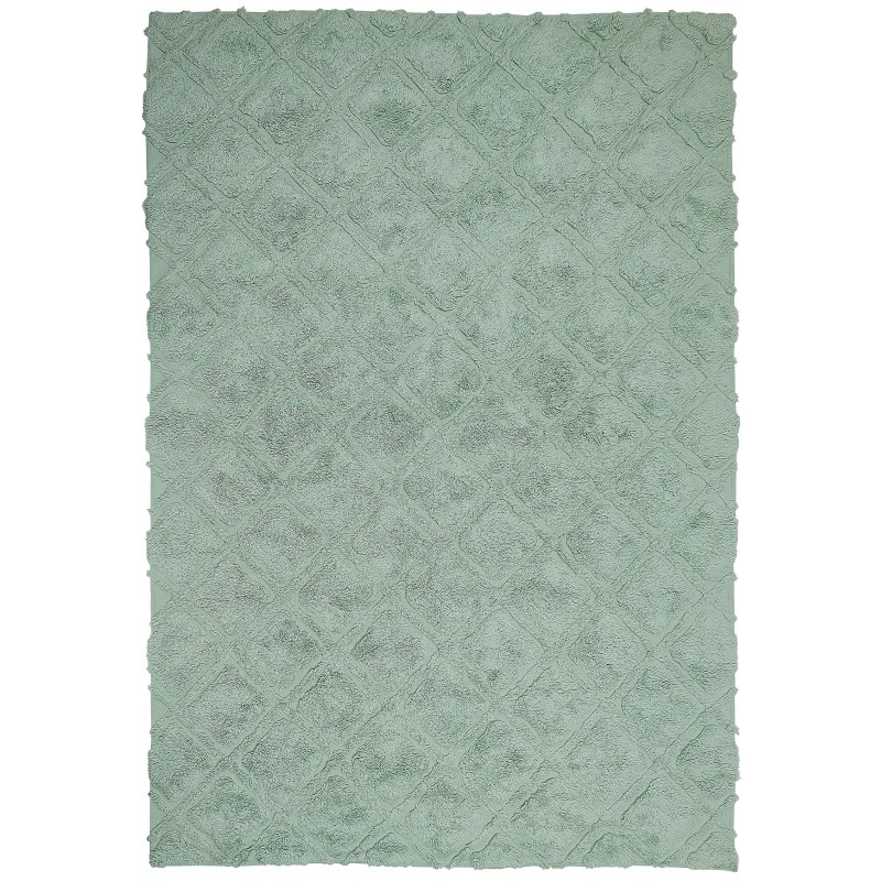 Dywan bawełniany 160 x 230 cm zielony HATAY