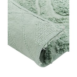 Dywan bawełniany 160 x 230 cm zielony HATAY