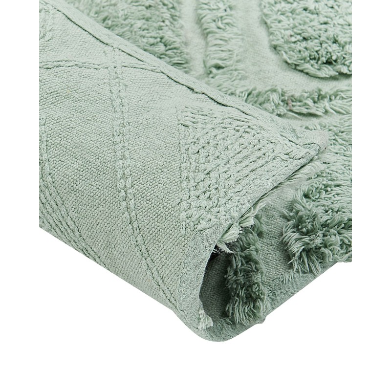 Dywan bawełniany 160 x 230 cm zielony HATAY