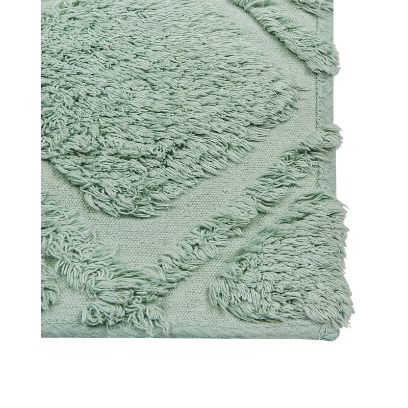 Dywan bawełniany 160 x 230 cm zielony HATAY