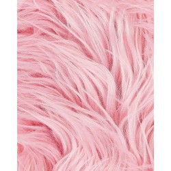 Sztuczna skóra owcza różowa MAMUNGARI