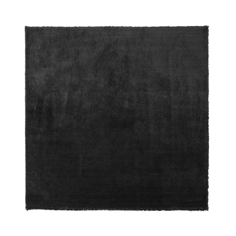Dywan shaggy 200 x 200 cm czarny EVREN