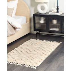 Dywan bawełniany 80 x 150 cm beżowy ARDAHAN