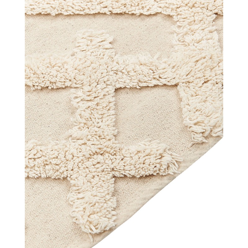 Dywan bawełniany 80 x 150 cm beżowy ARDAHAN