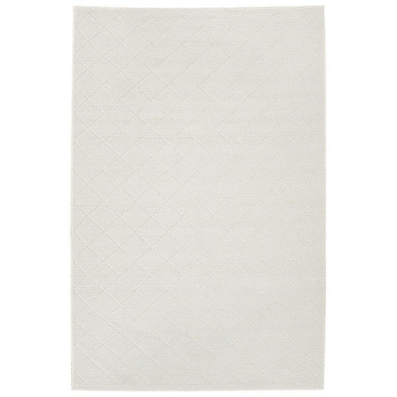 Dywan wełniany 160 x 230 cm złamana biel ELLEK