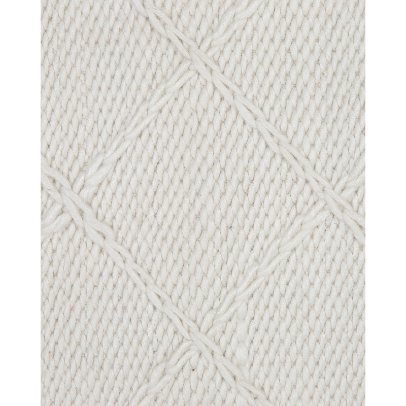 Dywan wełniany 160 x 230 cm złamana biel ELLEK