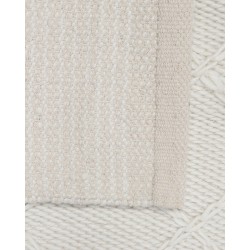 Dywan wełniany 160 x 230 cm złamana biel ELLEK