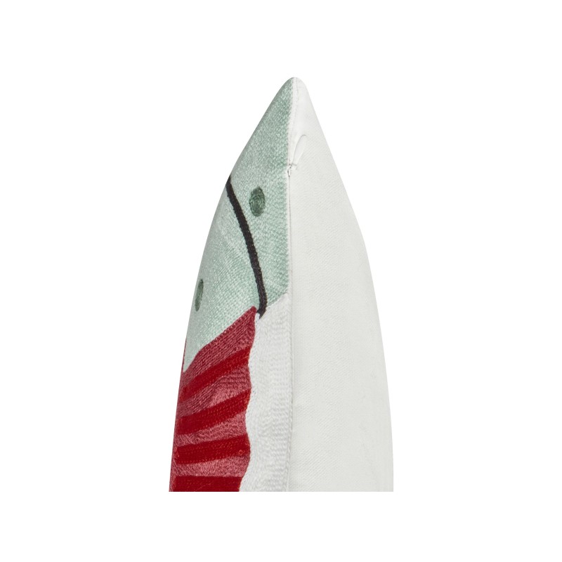 2 poduszki bawełniane motyw świąteczny 45 x 45 cm czerwono-zielone CUPCAKE