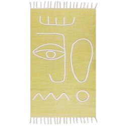 Dywan zewnętrzny 80 x 150 cm żółty YAVU