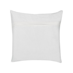 2 bawełniane poduszki dekoracyjne z motywem ptaków 45 x 45 cm białe DILLENIA