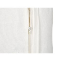 2 bawełniane poduszki dekoracyjne z motywem ptaków 45 x 45 cm białe DILLENIA