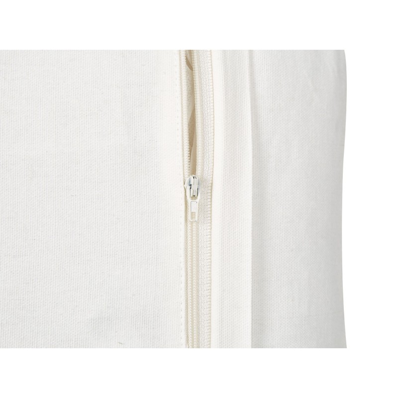 2 bawełniane poduszki dekoracyjne z motywem ptaków 45 x 45 cm białe DILLENIA