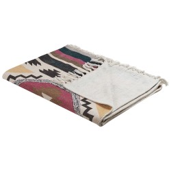 Koc NAGAON Bawełna 130 x 180 cm Kolorowy