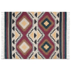 Koc NAGAON Bawełna 130 x 180 cm Kolorowy