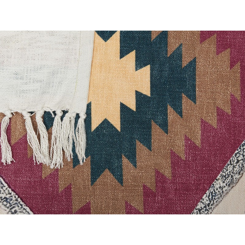 Koc NAGAON Bawełna 130 x 180 cm Kolorowy