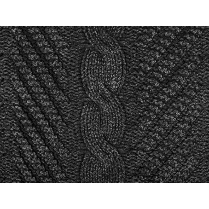 Zestaw 2 poduszek dekoracyjnych KONNI Bawełna 45 x 45 cm Szary Wzór zygzak