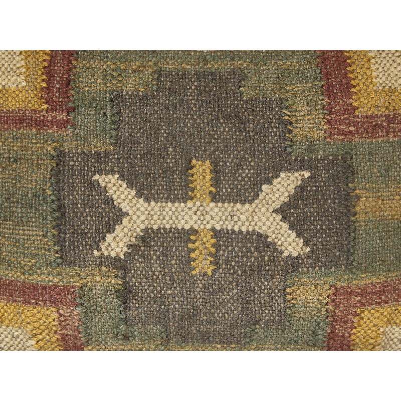 Zestaw 2 poduszek dekoracyjnych PULICAT Juta 30 x 50 cm Kolorowy Wzór orientalny