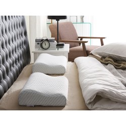 Poduszka KANGTO Wysoka Pianka memory 30 x 50 cm Biały