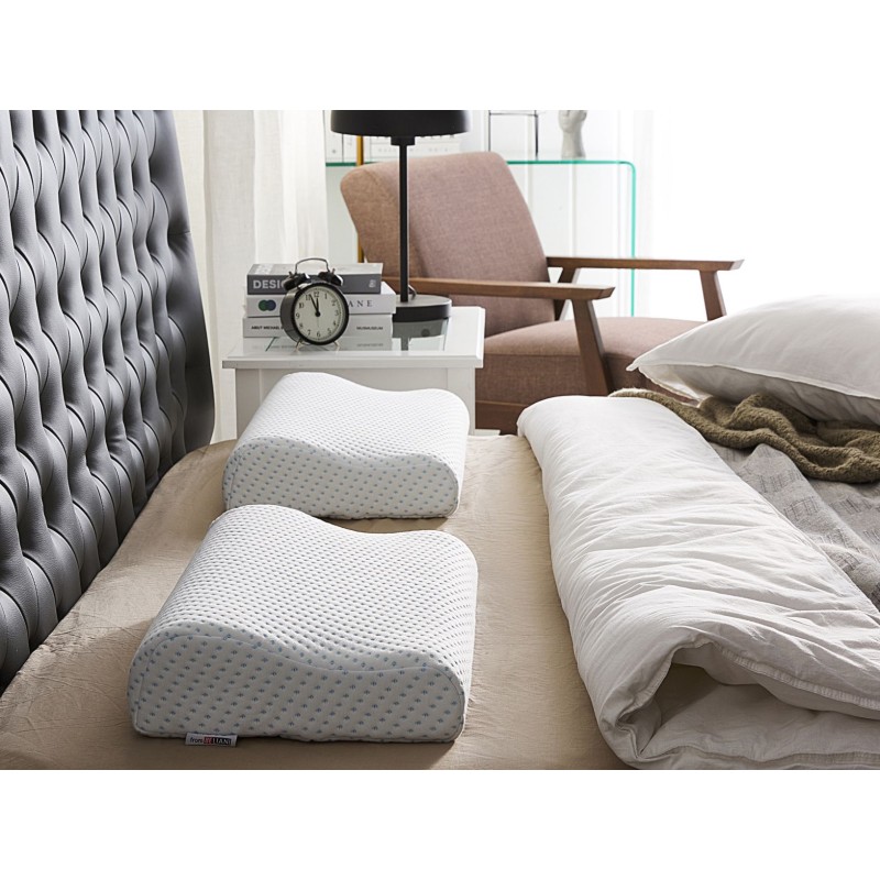 Poduszka KANGTO Wysoka Pianka memory 30 x 50 cm Biały