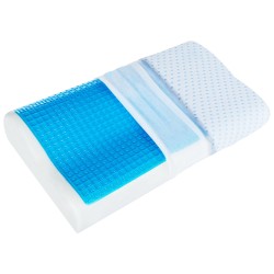 Poduszka KANGTO Wysoka Pianka memory 30 x 50 cm Biały