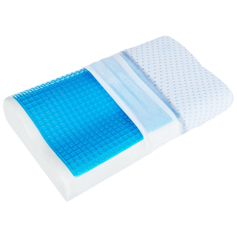 Poduszka KANGTO Wysoka Pianka memory 30 x 50 cm Biały