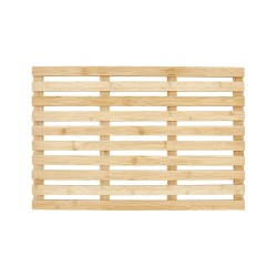 Mata łazienkowa bambusowa 53 x 36 cm jasne drewno BARTOW