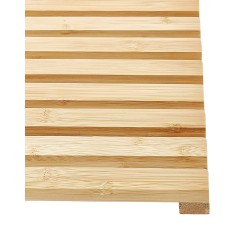 Mata łazienkowa bambusowa 53 x 36 cm jasne drewno BARTOW