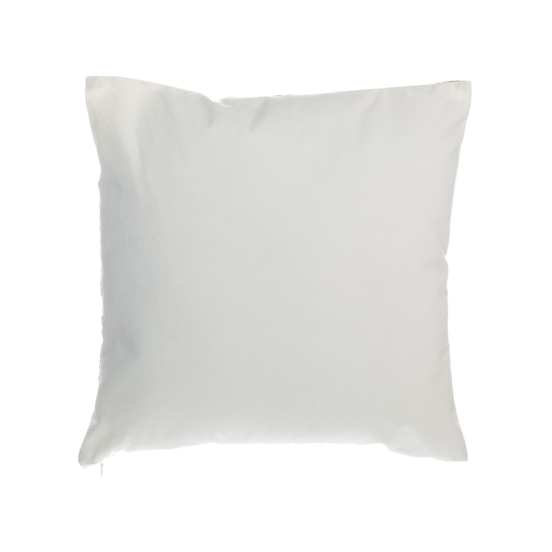 Zestaw 2 poduszek dekoracyjnych LOTUS Bawełna 45 x 45 cm Biały Złoty Czarny Wzór roślinny