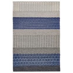 Dywan wełniany 160 x 220 cm niebiesko-szary AKKAYA