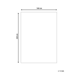 Dywan wełniany 160 x 220 cm niebiesko-szary AKKAYA