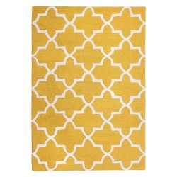 Dywan wełniany 140 x 200 cm żółty SILVAN