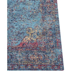 Dywan bawełniany 160 x 230 cm niebieski KANSU