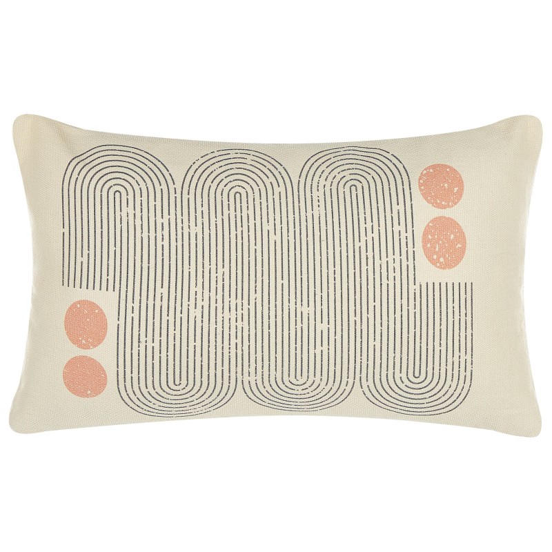 Zestaw 2 poduszek dekoracyjnych TIARELLA 30 x 50 cm Kolorowy Wzór geometryczny