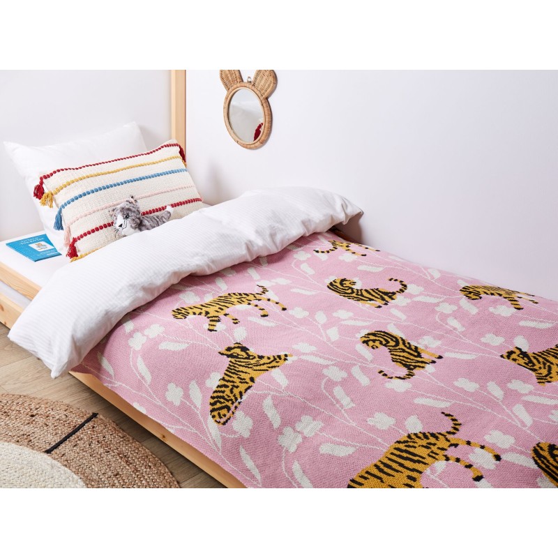 Koc NERAI Bawełna 130 x 170 cm Kolorowy