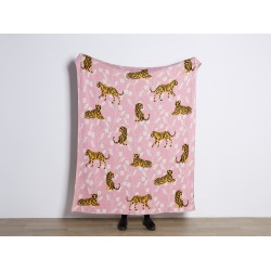 Koc NERAI Bawełna 130 x 170 cm Kolorowy