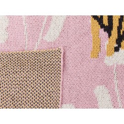 Koc NERAI Bawełna 130 x 170 cm Kolorowy