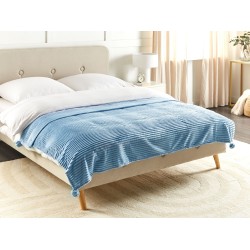 Koc KAWERI 150 x 200 cm Błękitny