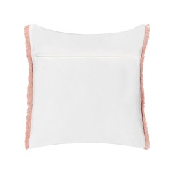 Zestaw 2 poduszek dekoracyjnych SKIMMIA Bawełna 45 x 45 cm Biały Wzór świąteczny