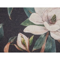 Zestaw 2 poduszek dekoracyjnych ZAHRIYE 45 x 45 cm Czarny Wzór kwiatowy