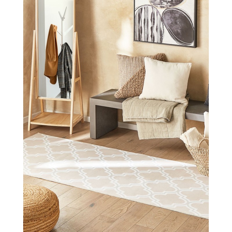 Dywan 80 x 300 cm beżowy KADAYAL