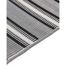 Dywan zewnętrzny 160 x 230 cm beżowo-czarny MANSA