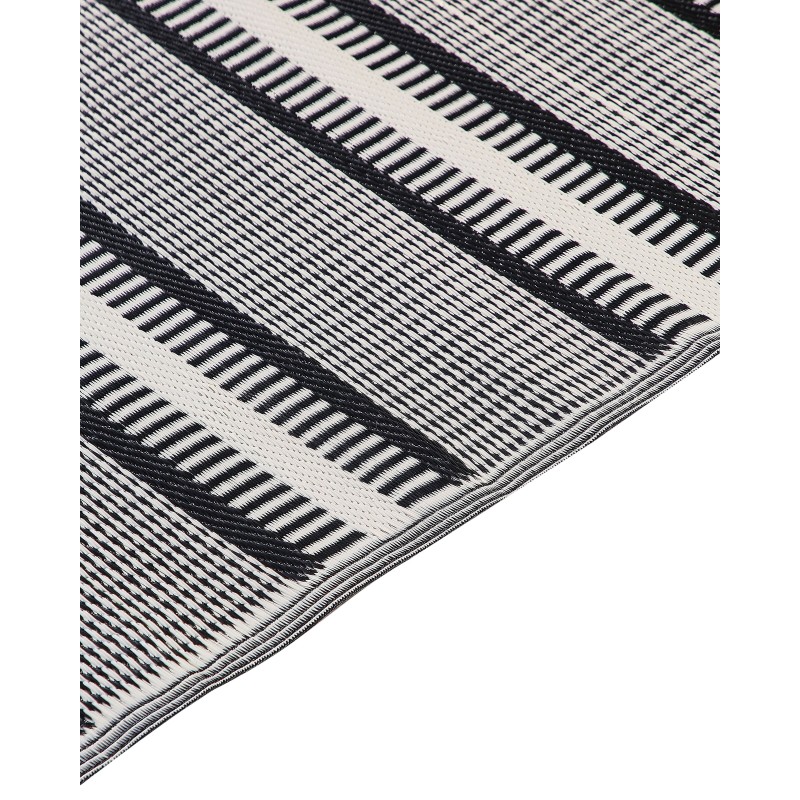 Dywan zewnętrzny 160 x 230 cm beżowo-czarny MANSA