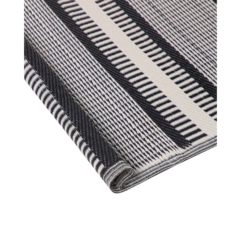 Dywan zewnętrzny 160 x 230 cm beżowo-czarny MANSA