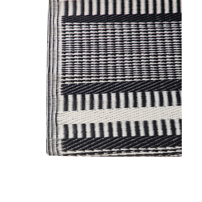 Dywan zewnętrzny 160 x 230 cm beżowo-czarny MANSA