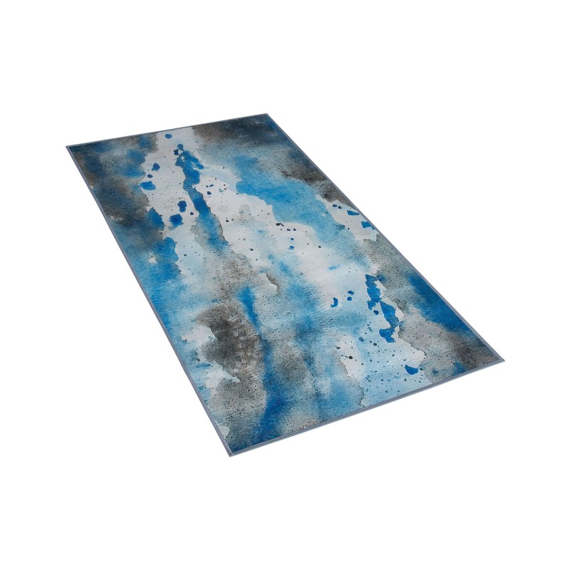 Dywan 80 x 150 cm niebiesko-szary BOZAT