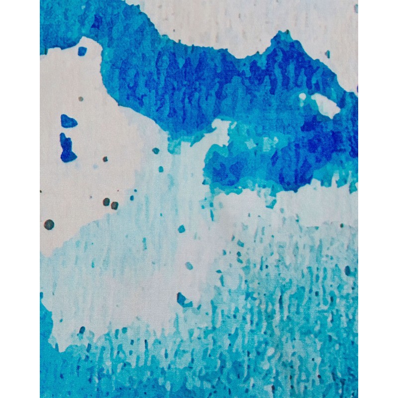 Dywan 80 x 150 cm niebiesko-szary BOZAT