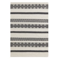Dywan wełniany 140 x 200 cm beżowo-szary DAVUTLAR